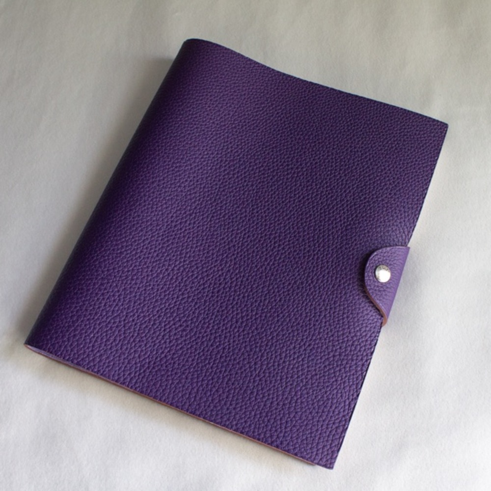 Hermes Leather Ulysse Notebook cover w/ Notebook